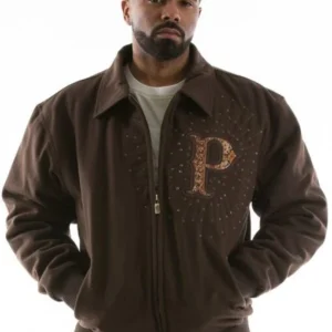 Pelle Pelle Dragon Dark Brown Wool Jacket | Limited Edition