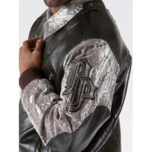 PELLE PELLE BLACK BIKER LEATHER JACKET view 3