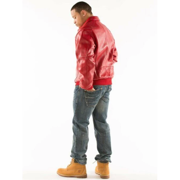 PELLE PELLE ROSSO CORSA RED LEATHER JACKET view 3