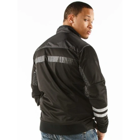 Pelle Pelle Black Wool Polyester Jacket view 2