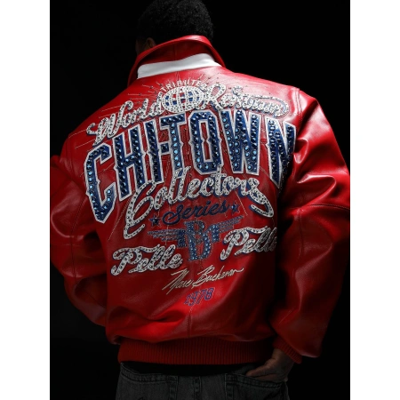 Pelle Pelle Red Chi-town MB Leather Jacket view 2
