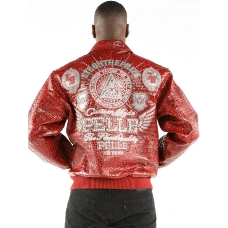 Pelle Pelle Eye On The Prize Red Jacket | Men Jacket view 2