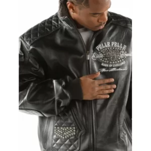 PELLE PELLE BLACK GENUINE LEATHER JACKET
