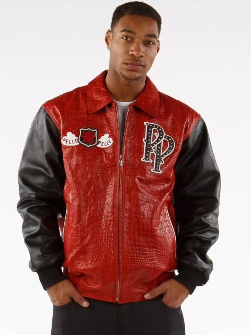 Pelle Pelle Heritage Series Soda Club Jacket | Red & Black