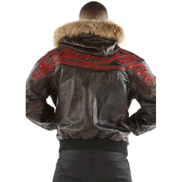 PELLE PELLE IMPRESSIVE HOODIE BLACK JACKET