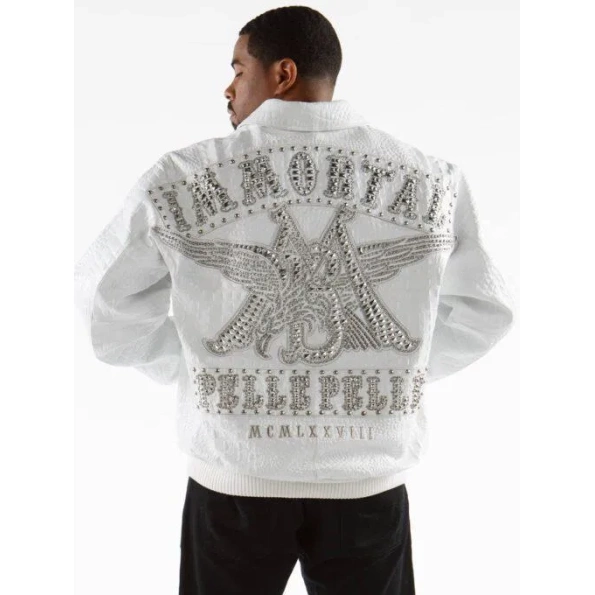 PELLE PELLE IMMORTAL WHITE LEATHER JACKET view 2