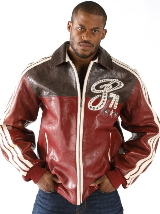 Pelle Pelle Legacy 1978 Leather Jacket | Dark Brown & Maroon