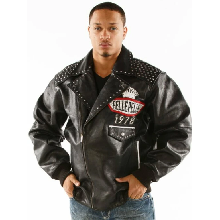 PELLE PELLE LETHAL BLACK LEATHER JACKET
