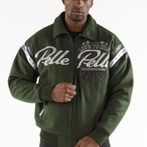 Pelle Pelle Live To Win MB Wool Jacket | Dark Green Jacket