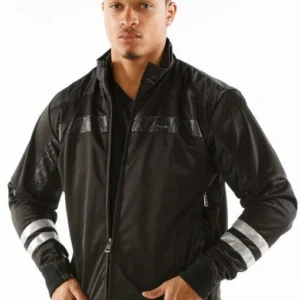 Pelle Pelle Black Wool Polyester Jacket