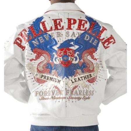 Pelle Pelle Forever Fearless White MB Jacket | Men Jacket view 2