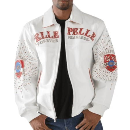 Pelle Pelle Forever Fearless White MB Jacket | Men Jacket