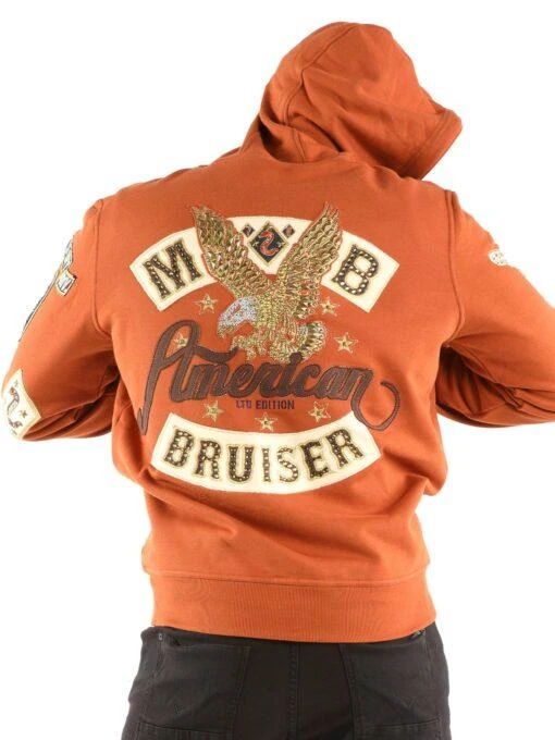 Pelle Pelle Orange American Bruiser MB Jacket | Wool Jacket view 2