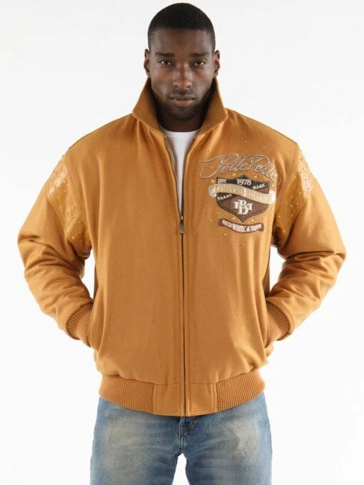 Pelle Pelle Men Mustard MB Wool Jacket | Red White & True