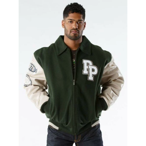 PELLE PELLE RALLY GREEN WOOL JACKET