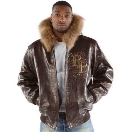 Pelle Pelle Shoulder Crest Dark Brown Jacket | MB Jacket