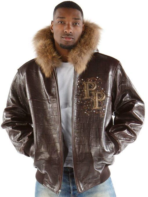 Pelle Pelle Shoulder Crest Dark Brown Jacket | MB Jacket