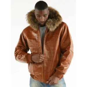 PELLE PELLE RED STUDDED JACKET BEAUTIFUL