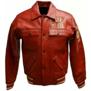 PELLE PELLE VINTAGE RED LEATHER JACKET view 1