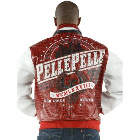 Pelle Pelle Wild Ones Never Die Red Jacket | MB Jacket view 2