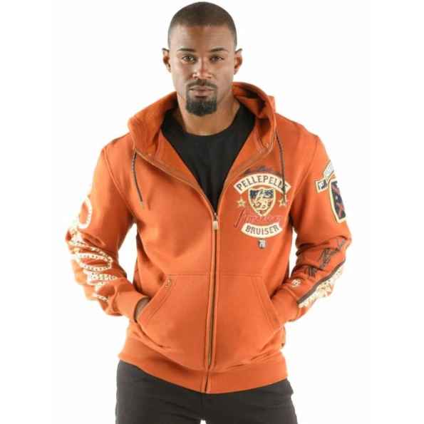 PELLE PELLE BRUISER ORANGE HOODIE