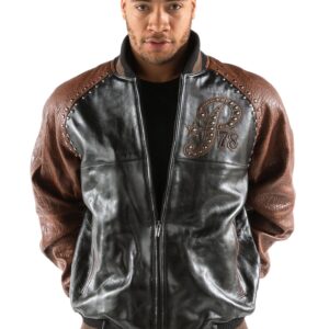 Pelle Pelle Studded Brown Leather Jacket view 2