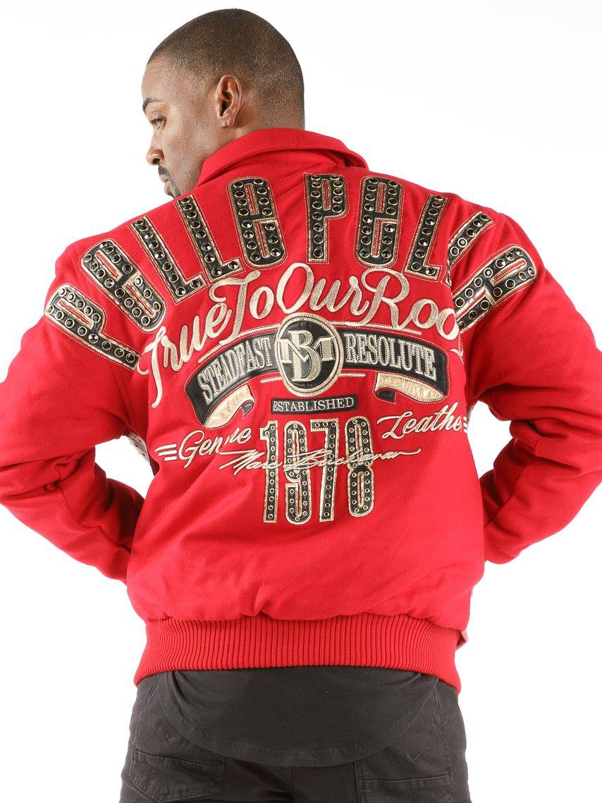 Red Pelle Pelle Encrusted True to Roots Jacket