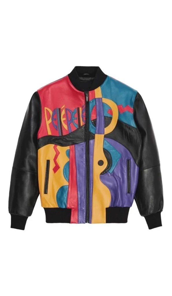 Pelle Pelle Multicolor Picasso Plush Jacket