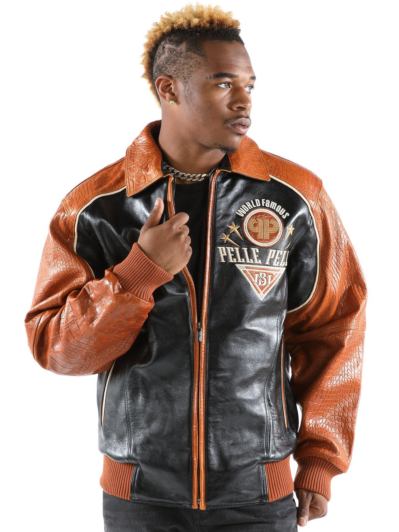 Pelle Pelle MB Brown World Famous Jacket view 2