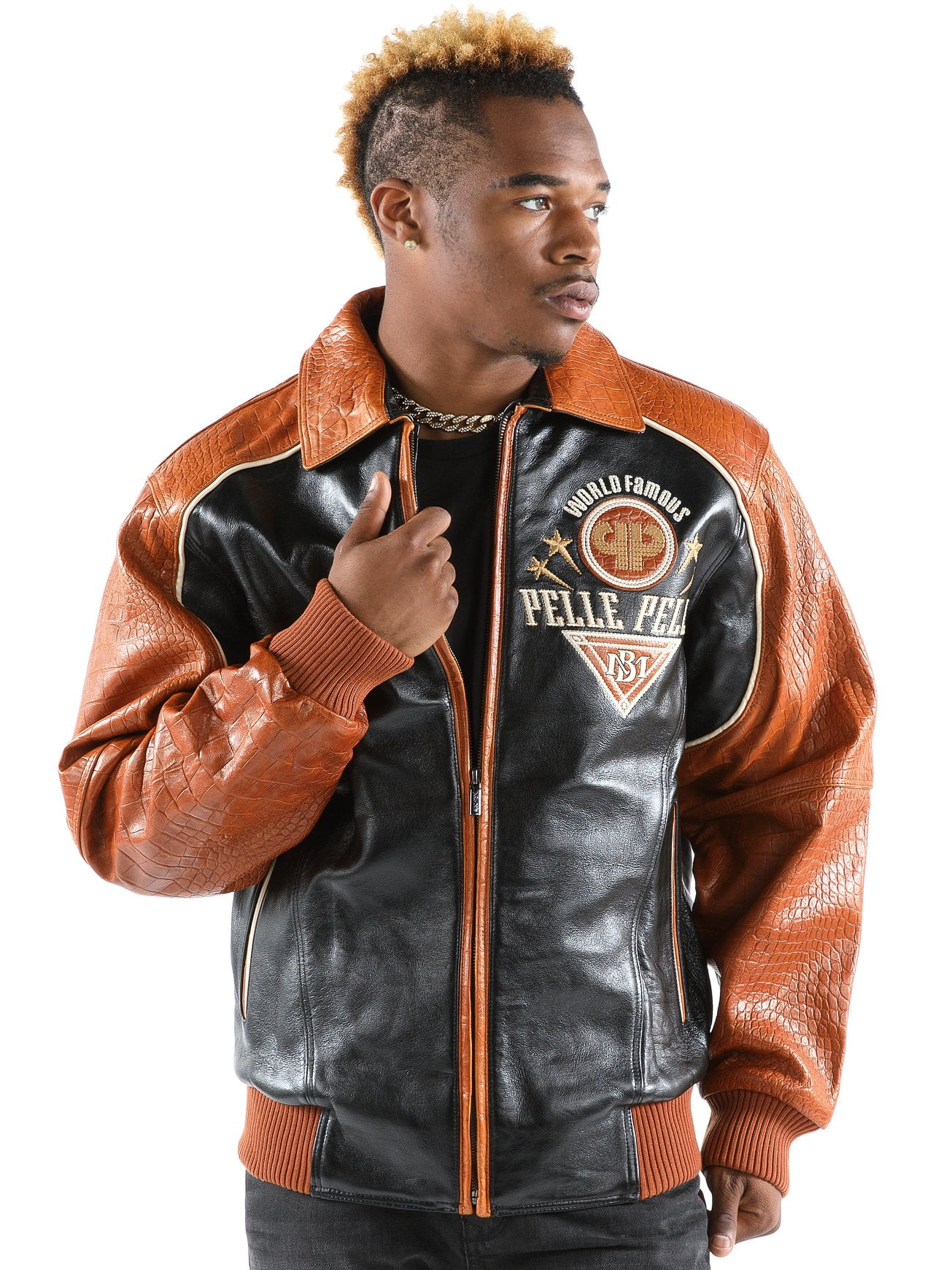 Pelle Pelle MB World Famous Brown Jacket view 2