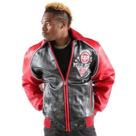 Red Pelle Pelle World Famous Leather Jacket view 2