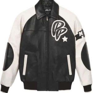 Pelle Pelle Black And White Soda Club Jacket | MB Jacket view 2
