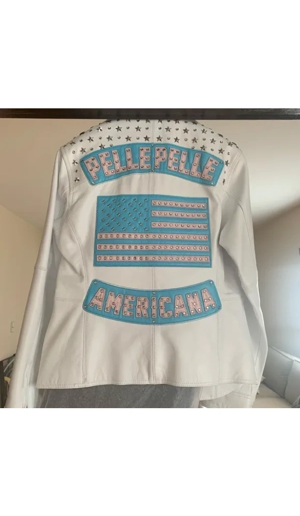 Pelle Pelle Americana Star Studs Leather Jacket