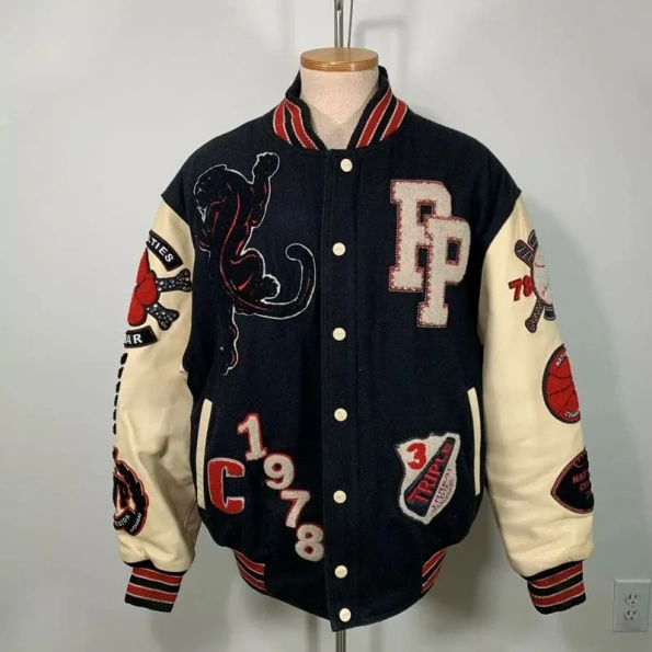 Pelle Pelle Panther Wool Leather Jacket | National Champs