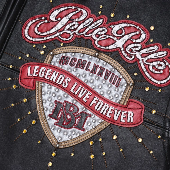 Pelle Pelle Legends Live Forever Varsity Jacket | MB Jacket view 4