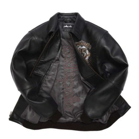Pelle Pelle 45th Anniversary Studded Jacket | Black Jacket view 3
