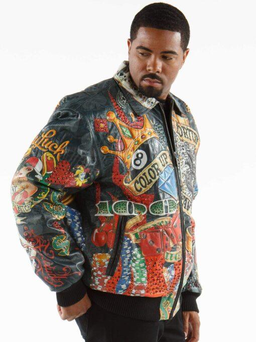 Pelle Pelle Stylish Men Black Leather Jacket