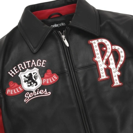 Pelle Pelle Heritage Series Red Black MB Jacket view 4