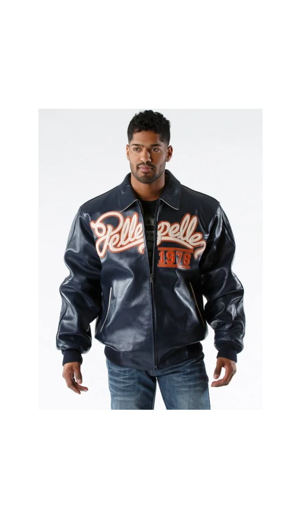 Pelle Pelle 35th Anniversary Navy Blue Jacket | Men Jacket