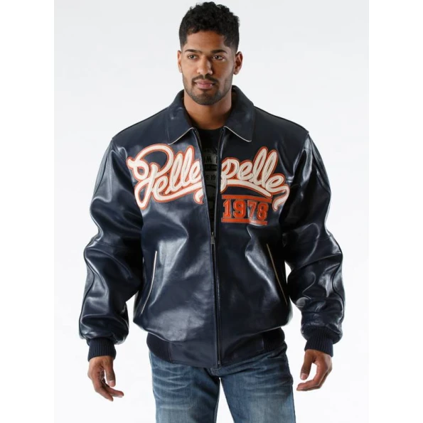 Pelle Pelle 35th Anniversary Navy Blue Jacket | Men Jacket