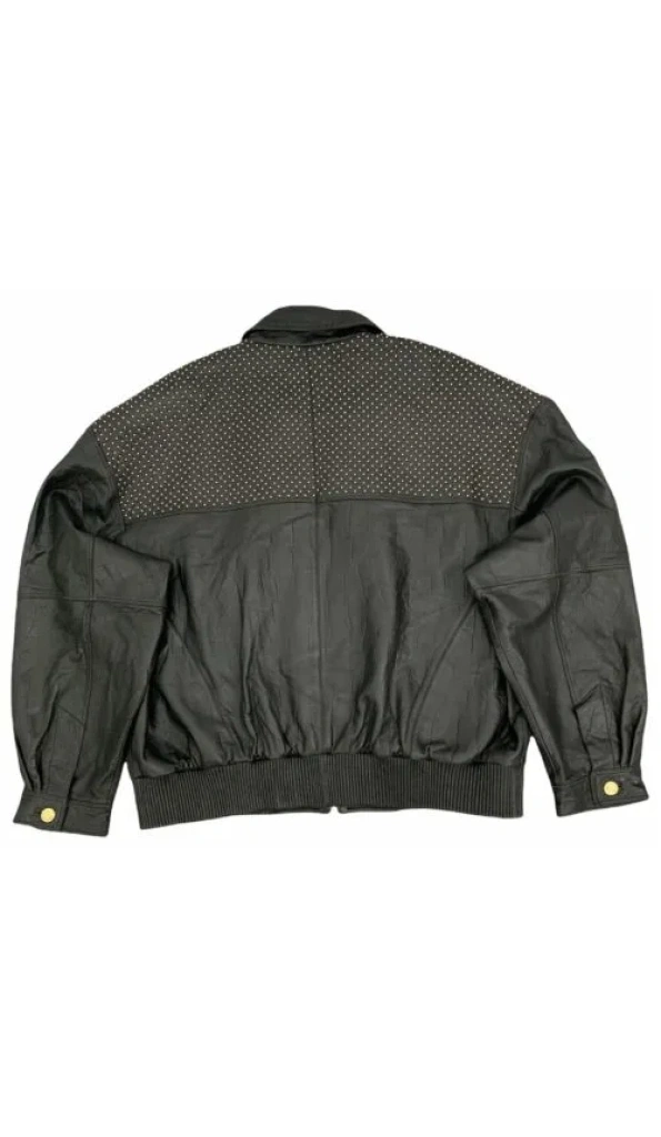 Pelle Pelle Black MB Bomber Leather Jacket