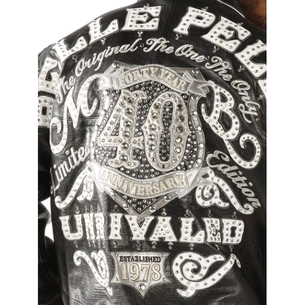 Pelle Pelle Unrivaled MB Studs Leather Jacket | Men Jacket view 3