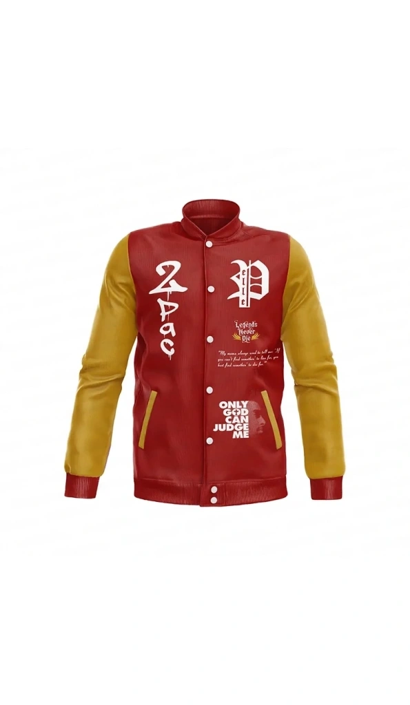 Pelle Pelle Tupac Red Yellow Leather Jacket