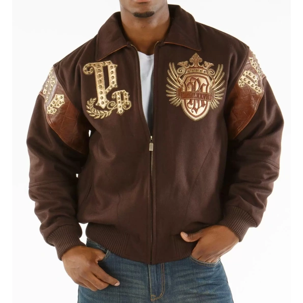 Pelle Pelle Brown Empire Wool Jacket | Men Jacket