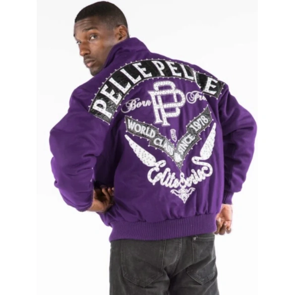 Pelle Pelle Purple Elite Series Wool Jacket | Men Jacket view 2