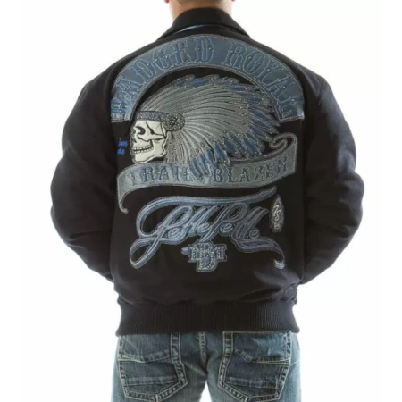 Pelle Pelle Navy Blue Trail Blazer Wool Jacket | Men Jacket view 2