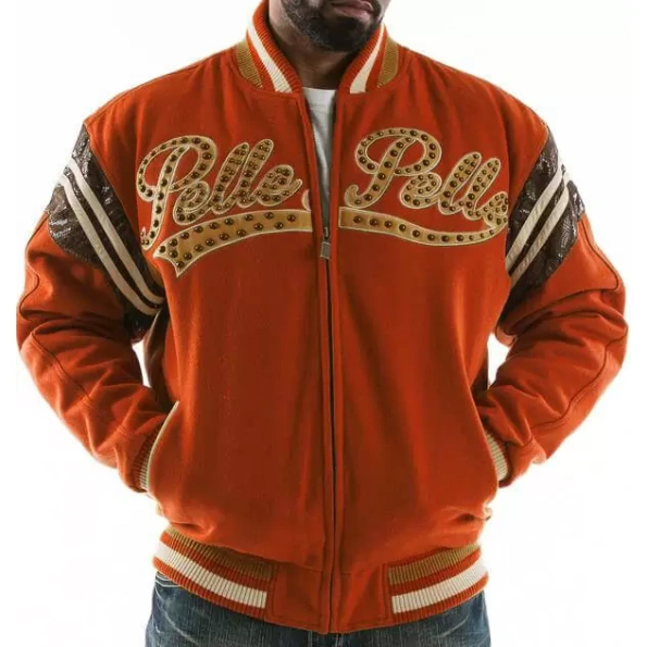 Pelle Pelle Orange Vintage Wool Jacket | Men Jacket view 1