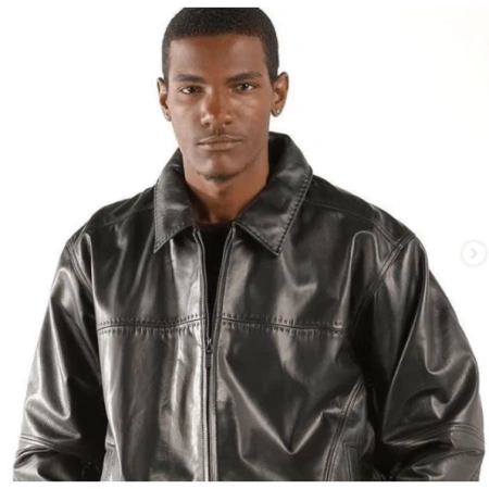 Pelle Pelle Men Black Blouson Leather Jacket view 2