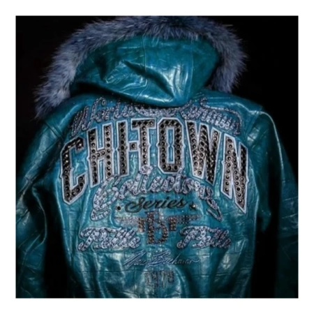 Pelle Pelle ChiTown Fur Hood Leather Jacket | World Renown view 2