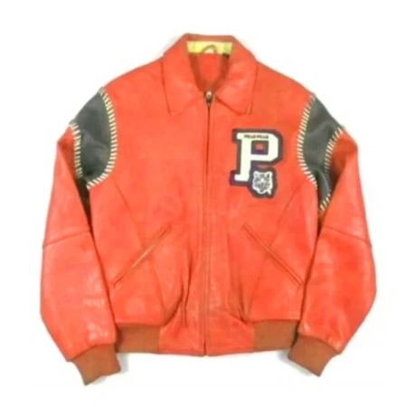 Pelle Pelle Bomber Orange Leather Jacket | Men & Women